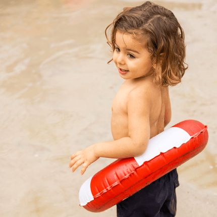 Swim Essentials Zwemband Kind Lifeguard Rood Wit 55Cm koop je bij Babywinkel