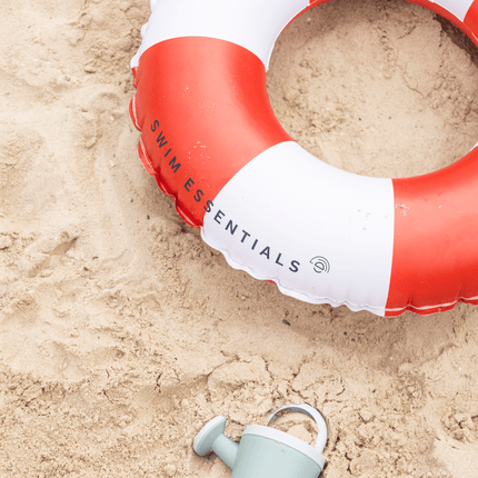 Swim Essentials Zwemband Kind Lifeguard Rood Wit 55Cm koop je bij Babywinkel