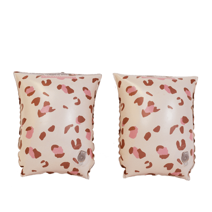 Swim Essentials Zwembandjes Luipaard Oud Roze 2 - 6 Jaar koop je bij Babywinkel