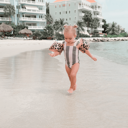 Swim Essentials Zwembandjes Panterprint 0 - 2 Jaar Roze koop je bij Babywinkel