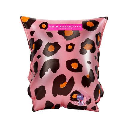 Swim Essentials Zwembandjes Panterprint 2 - 6 Jaar Roze koop je bij Babywinkel