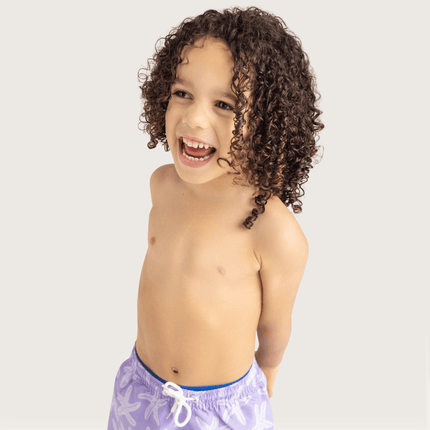 Swim Essentials Zwembroek Kind Lila Sea Stars Shorts koop je bij Babywinkel