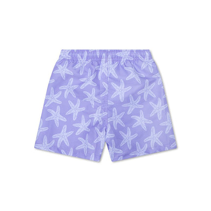 Swim Essentials Zwembroek Kind Lila Sea Stars Shorts koop je bij Babywinkel