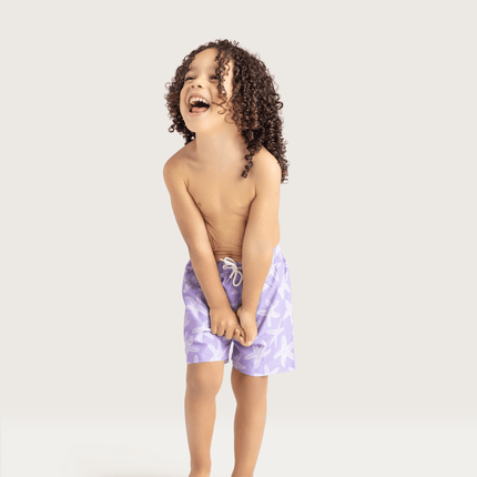 Swim Essentials Zwembroek Kind Lila Sea Stars Shorts koop je bij Babywinkel