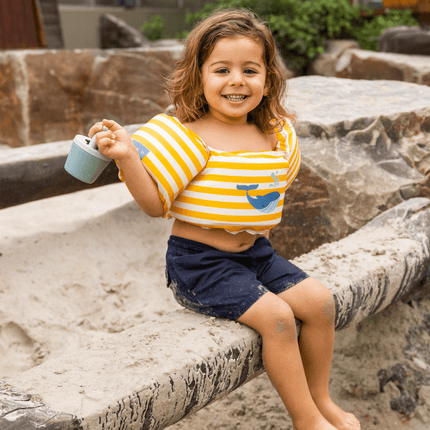Swim Essentials Zwemvest Jumper Kind Walvis Geel 2 - 6 Jaar koop je bij Babywinkel