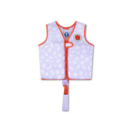 Swim Essentials Zwemvest Lila Leopard 3 - 6 Years koop je bij Babywinkel
