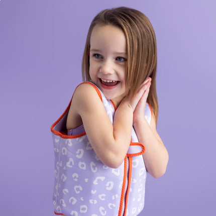 Swim Essentials Zwemvest Lila Leopard 3 - 6 Years koop je bij Babywinkel