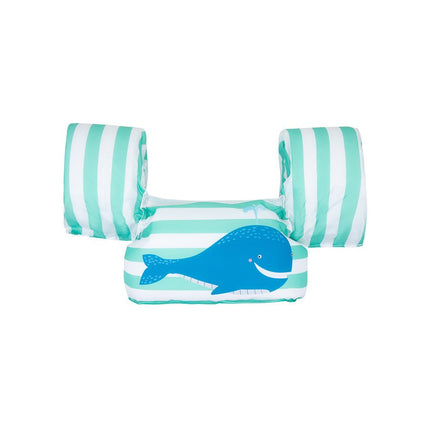 Swim Essentials Zwemvest Puddle Jumper Green Whale 2 - 6 Jaar koop je bij Babywinkel