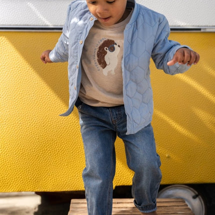 T-shirt korte mouw Biscuit melange koop je bij Babywinkel