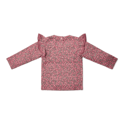 Little Dutch Baby Shirt Lange Mouw Rouge Flower koop je bij Babywinkel