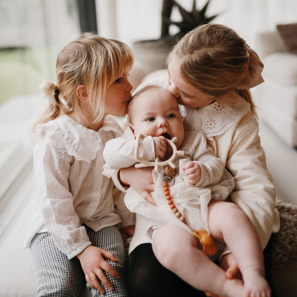 Mushie Bijtring No - Drop Roze koop je bij Babywinkel