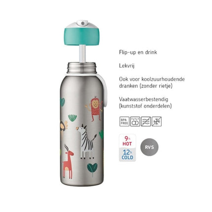 Mepal Thermosfles Flip - Up Campus Animal Friends 350Ml koop je bij Babywinkel