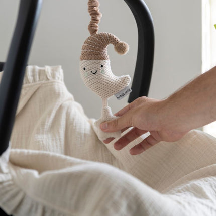 Baby's Only Hangspeeltje Heaven Clay/Warm Linen Vibrerend koop je bij Babywinkel