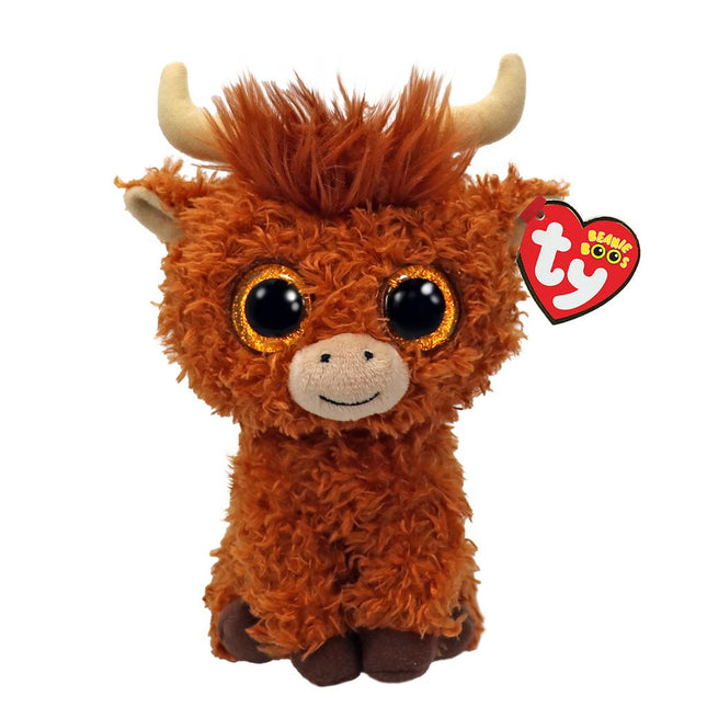 Ty Knuffel Alfie Highland Cow Brown 15Cm koop je bij Babywinkel