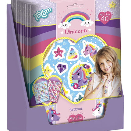 Unicorn Nep Tattoos Metallic koop je bij Babywinkel