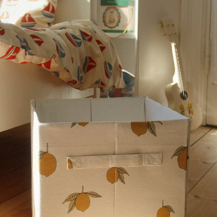 <tc>Konges Sløjd</tc> Opbevaringskurv Lemon, 2 stk.