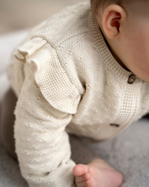 Baby's Only Baby Vestje Miracle Warm Linen Ruffel koop je bij Babywinkel
