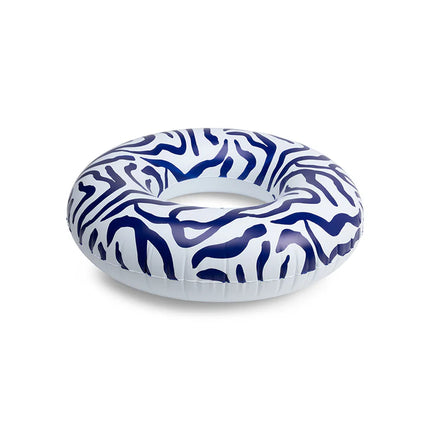 Vibrant Stripes Black Swimring