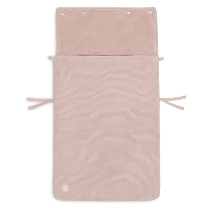 Jollein Voetenzak Basic Knit/ Wild Rose koop je bij Babywinkel