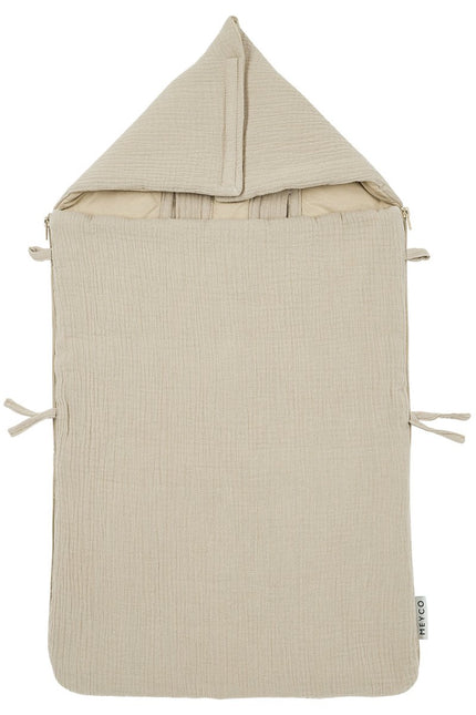 Meyco Voetenzak Sand Hydrofiel 40X82Cm koop je bij Babywinkel