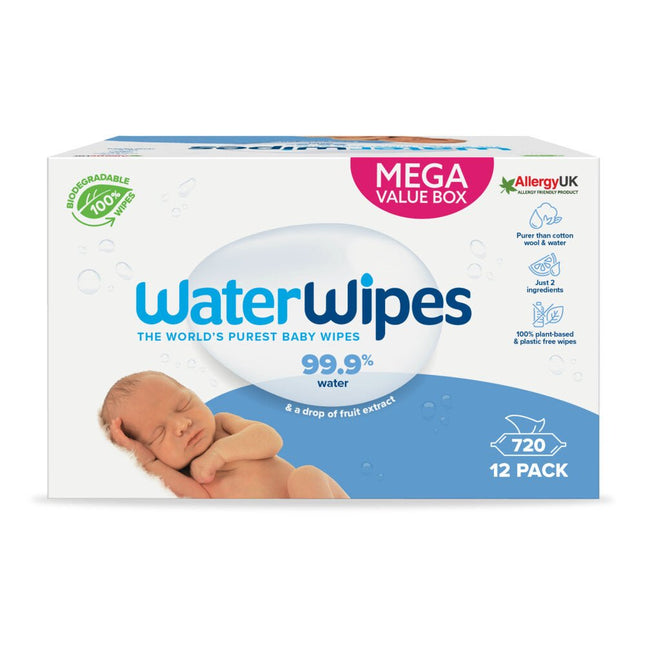 WaterWipes Billendoekjes 720 St 12x60 St koop je bij Babywinkel