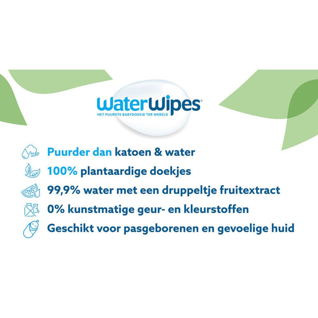 WaterWipes Billendoekjes 720 St 12x60 St koop je bij Babywinkel