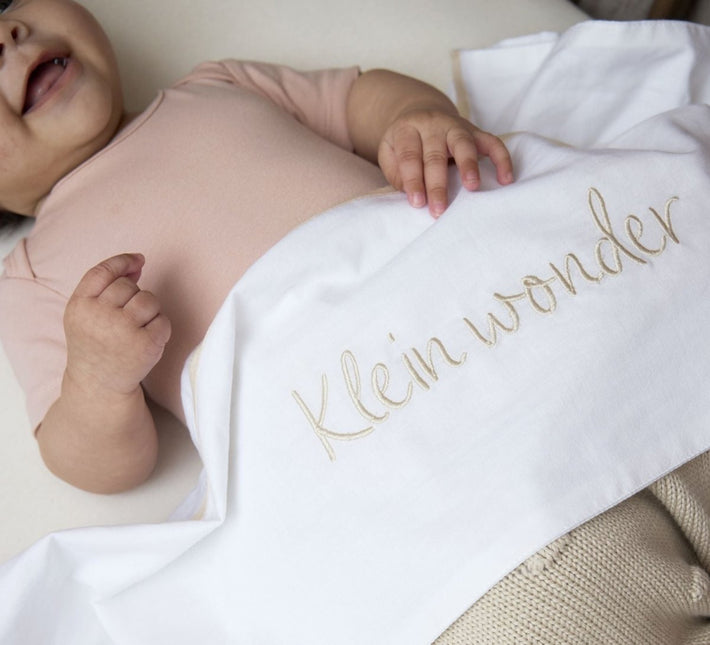 Meyco Wieglaken Klein Wonder Soft Sand 75X100Cm koop je bij Babywinkel
