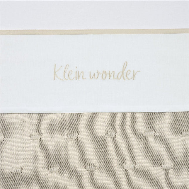 Meyco Wieglaken Klein Wonder Soft Sand 75X100Cm koop je bij Babywinkel