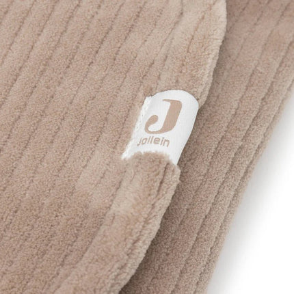Jollein Wikkeldeken Baby Bunny Cloudy Rib/ Milky Coffee koop je bij Babywinkel