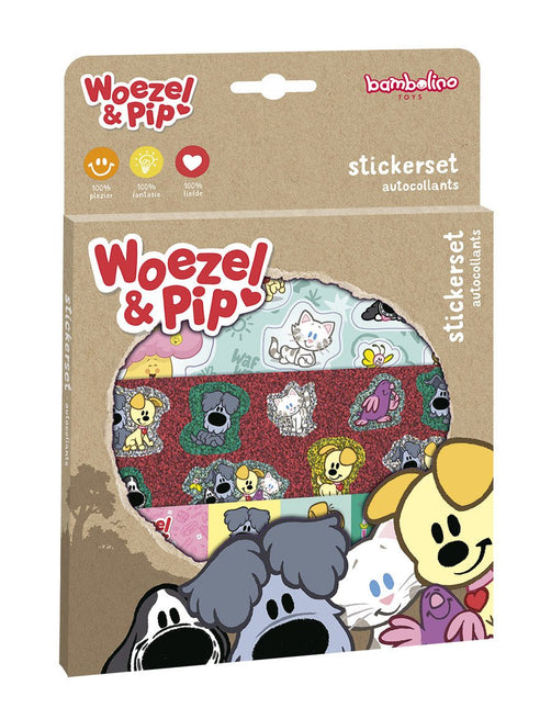 Woezel En Pip Stickerset koop je bij Babywinkel