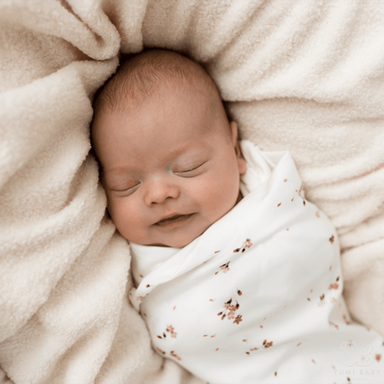 Yumi Baby Inbakerdoek Cherry Blossom 100x100cm koop je bij Babywinkel