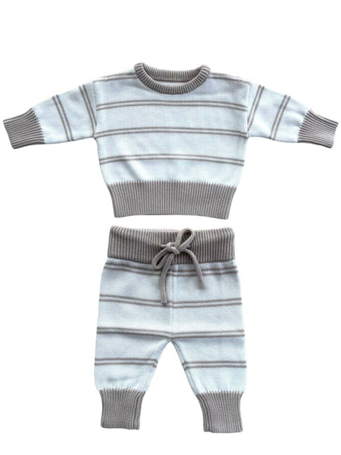 Yumi Baby Kleding Set Knitted Sandy Stripe koop je bij Babywinkel