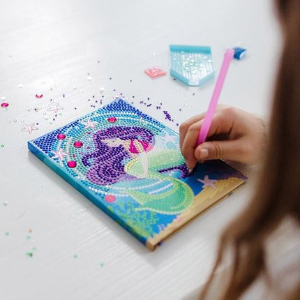 Zeemeermin Knutselset Diamond Painting Notitieboek koop je bij Babywinkel