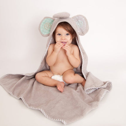 Zoocchini Badjas Baby Elli The Elephant Katoen koop je bij Babywinkel