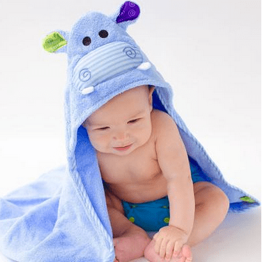 Zoocchini Badjas Baby Henry The Hippo Katoen koop je bij Babywinkel