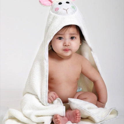 Zoocchini Badjas Baby Lola The Lamb Katoen koop je bij Babywinkel