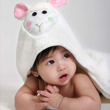 Zoocchini Badjas Baby Lola The Lamb Katoen koop je bij Babywinkel