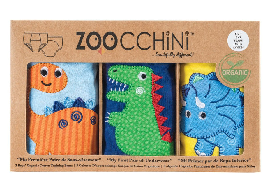 Zoocchini Oefenbroekje Boys Jurassic Katoen 3st koop je bij Babywinkel