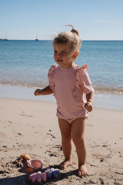 Zwem shirt korte mouwen Dreamy Pink Rose koop je bij Babywinkel