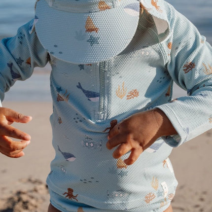 Zwem shirt lange mouwen Ocean Friends koop je bij Babywinkel