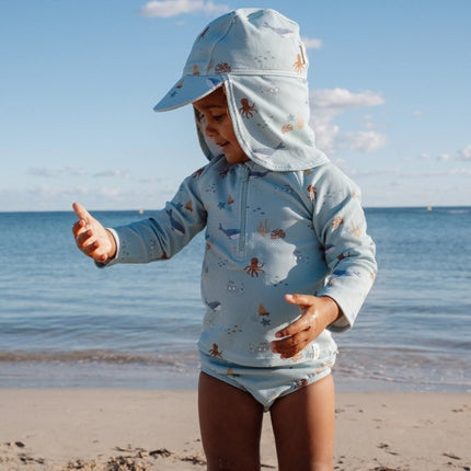 Zwem shirt lange mouwen Ocean Friends koop je bij Babywinkel