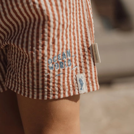 Zwem short Ocean Brown Stripes koop je bij Babywinkel