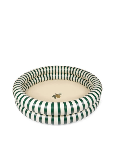 Zwembad Kind 2 Ringen Large Green Stripe koop je bij Babywinkel