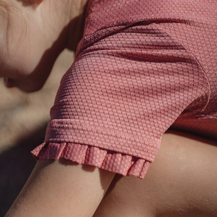 Zwempak korte mouwen Dreamy Pink Sparkle koop je bij Babywinkel